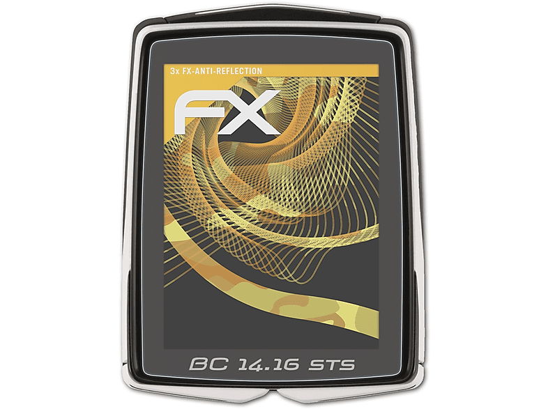 ATFOLIX 3x FX-Antireflex 14.16) Sigma BC Displayschutz(für