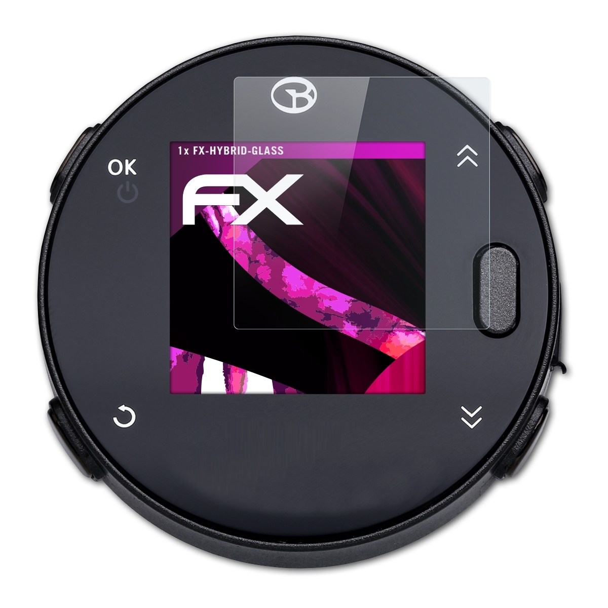 ATFOLIX FX-Hybrid-Glass Schutzglas(für GolfBuddy Voice X)
