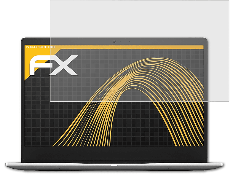 ATFOLIX 2x FX-Antireflex Displayschutz(für Dell Inspiron 13 7000 (7370)) | Pflege & Schutz