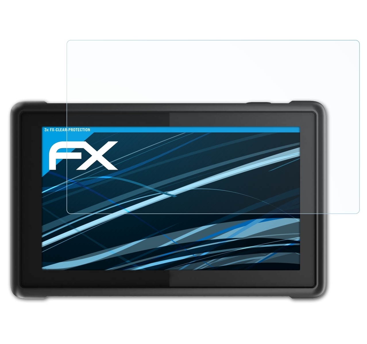 ATFOLIX 3x FX-Clear Displayschutz(für TomTom Pro 8270)