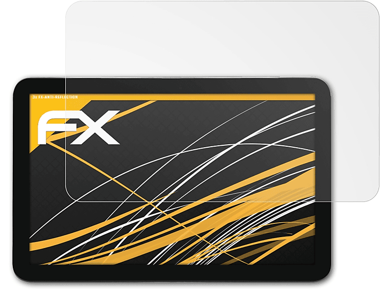 ATFOLIX 3x FX-Antireflex Displayschutz(für Blaupunkt TravelPilot 74 / 2 EU LMU (2018))