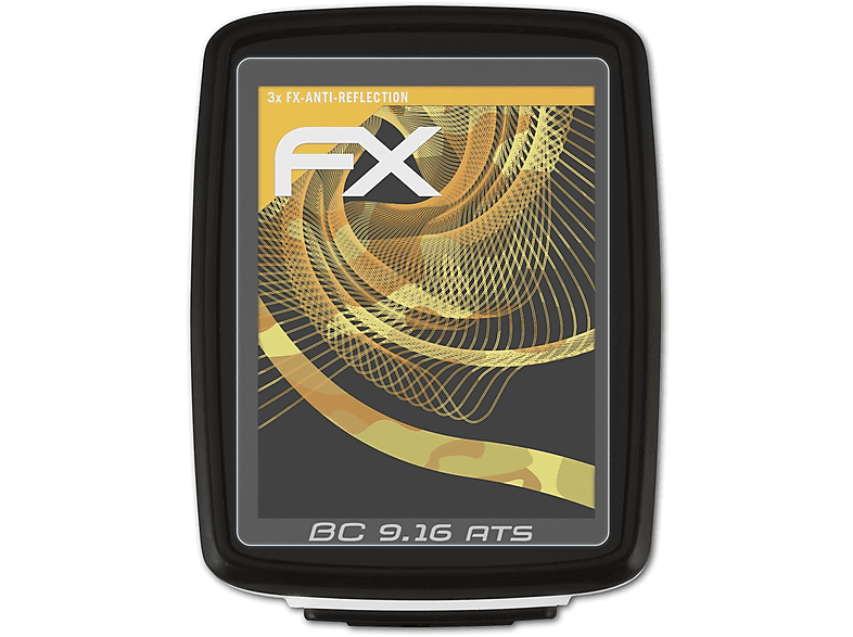 ATFOLIX 3x FX-Antireflex Displayschutz(für 9.16) Sigma BC