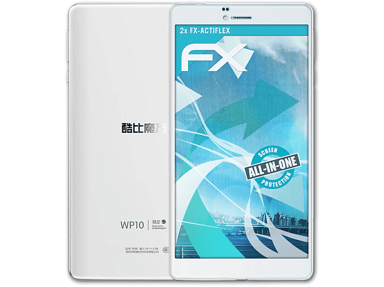 ATFOLIX 2x WP10) Cube Displayschutz(für FX-ActiFleX