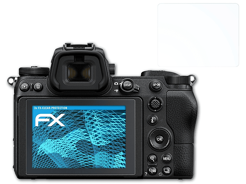 3x FX-Clear Z7) Displayschutz(für ATFOLIX Nikon