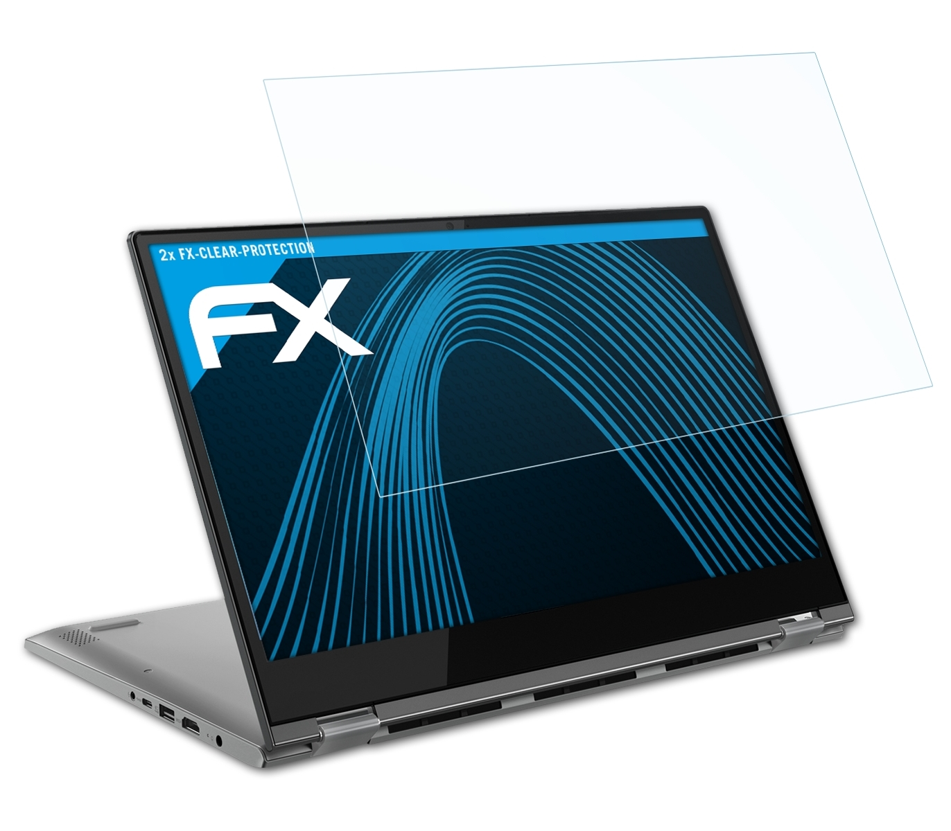 ATFOLIX 2x Displayschutz(für Lenovo FX-Clear Flex 14)