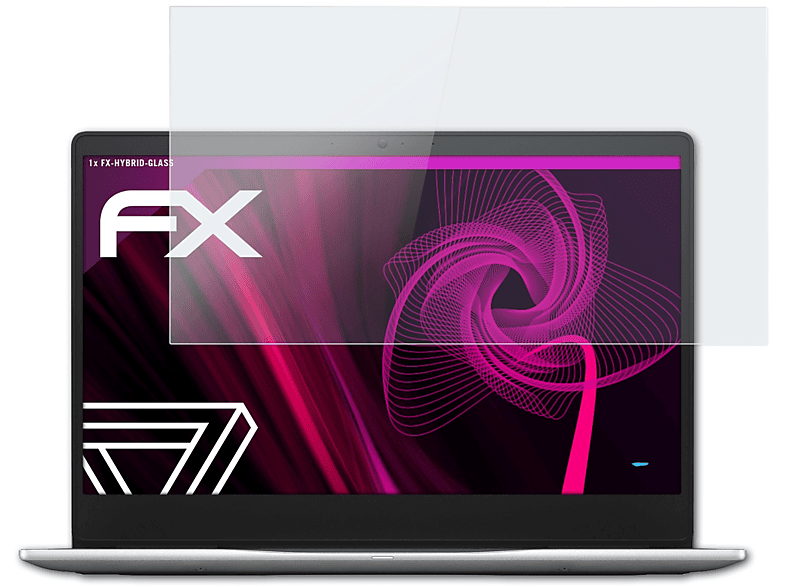 ATFOLIX FX-Hybrid-Glass Schutzglas(für Dell Inspiron 13 7000 (7370))