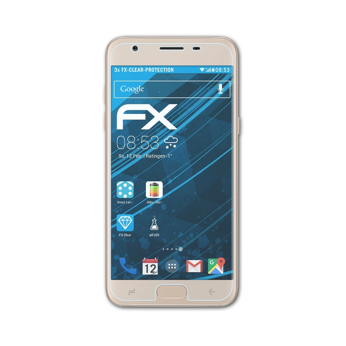 ATFOLIX 3x FX-Clear Star) Displayschutz(für J3 Galaxy Samsung