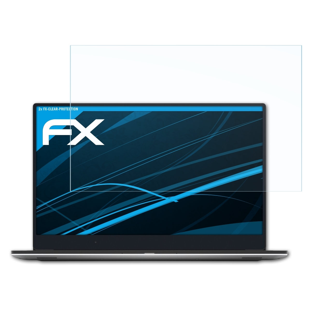 2x ATFOLIX 15 Dell (9570)) FX-Clear 2018 Displayschutz(für XPS