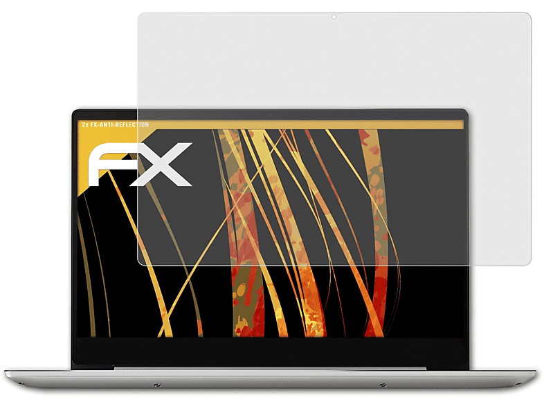 ATFOLIX 2x FX-Antireflex Displayschutz(für Lenovo IdeaPad 720S (14 inch))