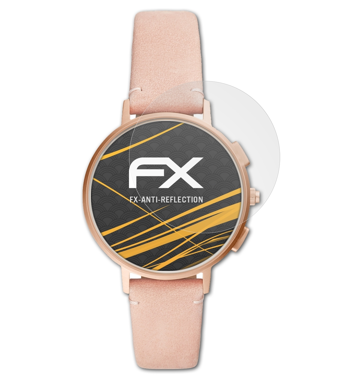 ATFOLIX 3x FX-Antireflex Displayschutz(für Fossil Harper) Q