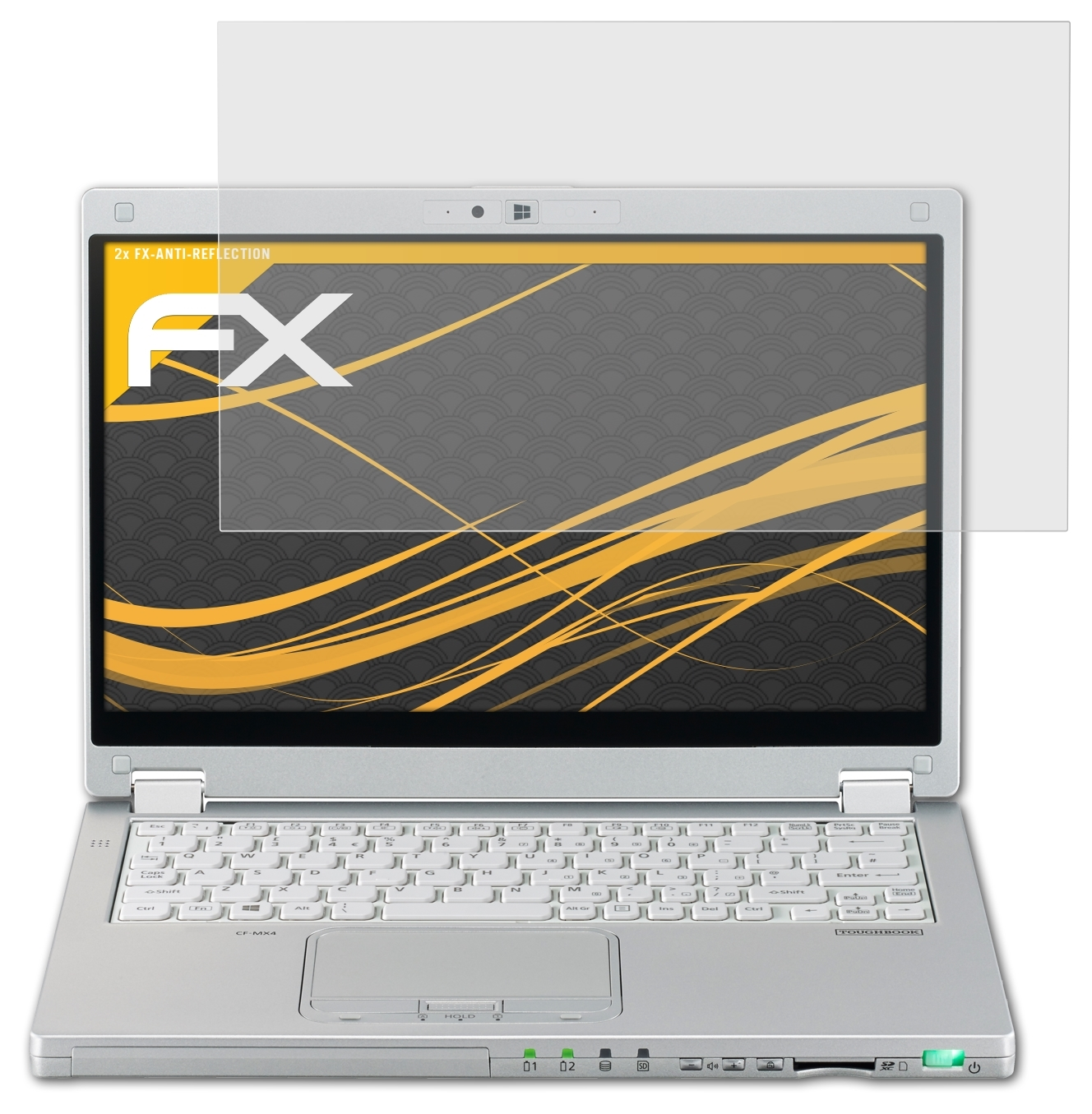 ATFOLIX 2x FX-Antireflex Displayschutz(für Panasonic Toughpad CF-MX4)