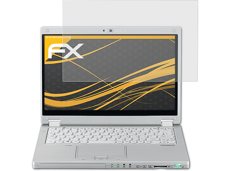 ATFOLIX 2x FX-Antireflex Toughpad Panasonic CF-MX4) Displayschutz(für