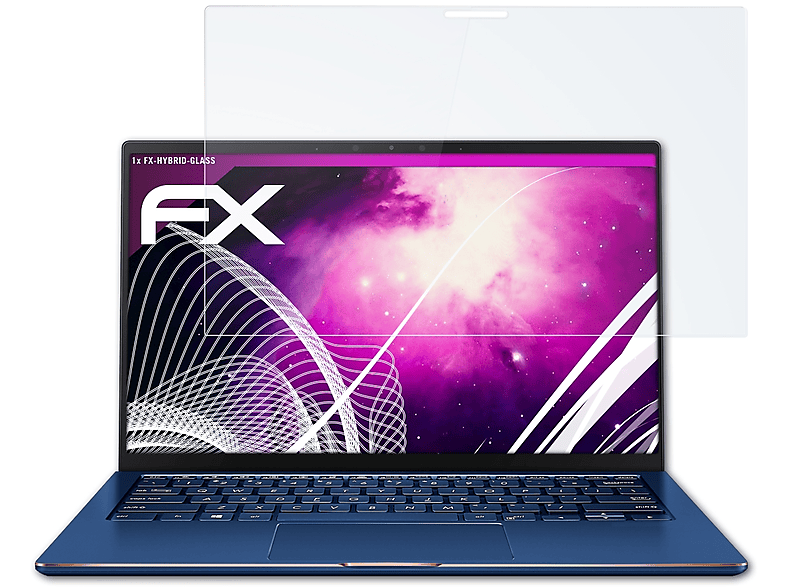 ATFOLIX Flip 13 (UX362FA)) ZenBook FX-Hybrid-Glass Asus Schutzglas(für