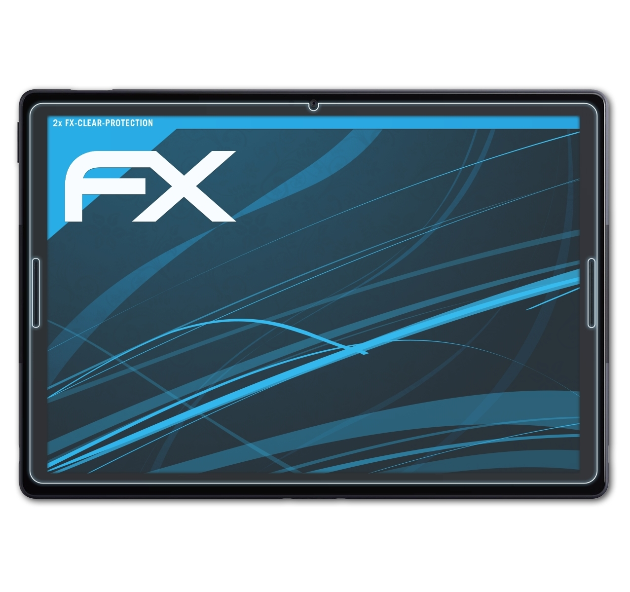 2x Displayschutz(für Slate) ATFOLIX Pixel FX-Clear Google