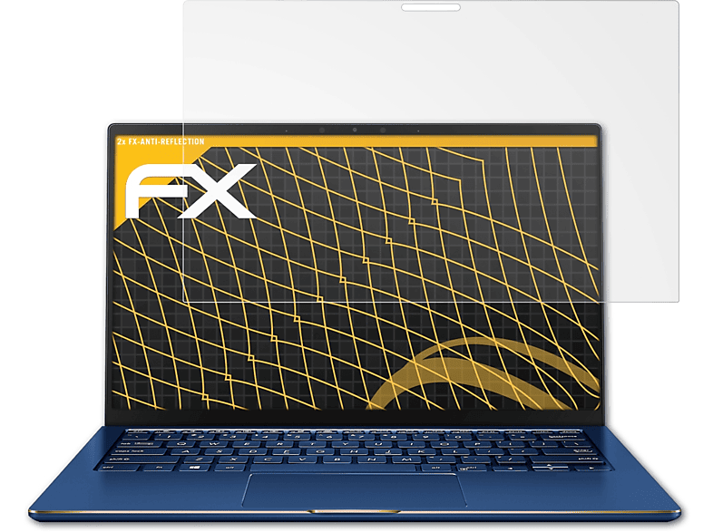 FX-Antireflex Flip 13 (UX362FA)) Displayschutz(für Asus ZenBook 2x ATFOLIX