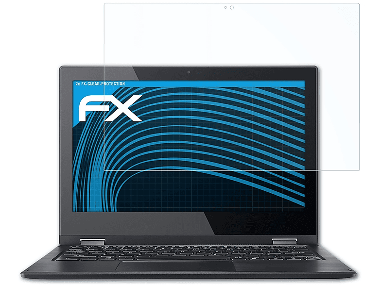 ATFOLIX 2x FX-Clear Displayschutz(für Acer Spin 1 SP111-33)