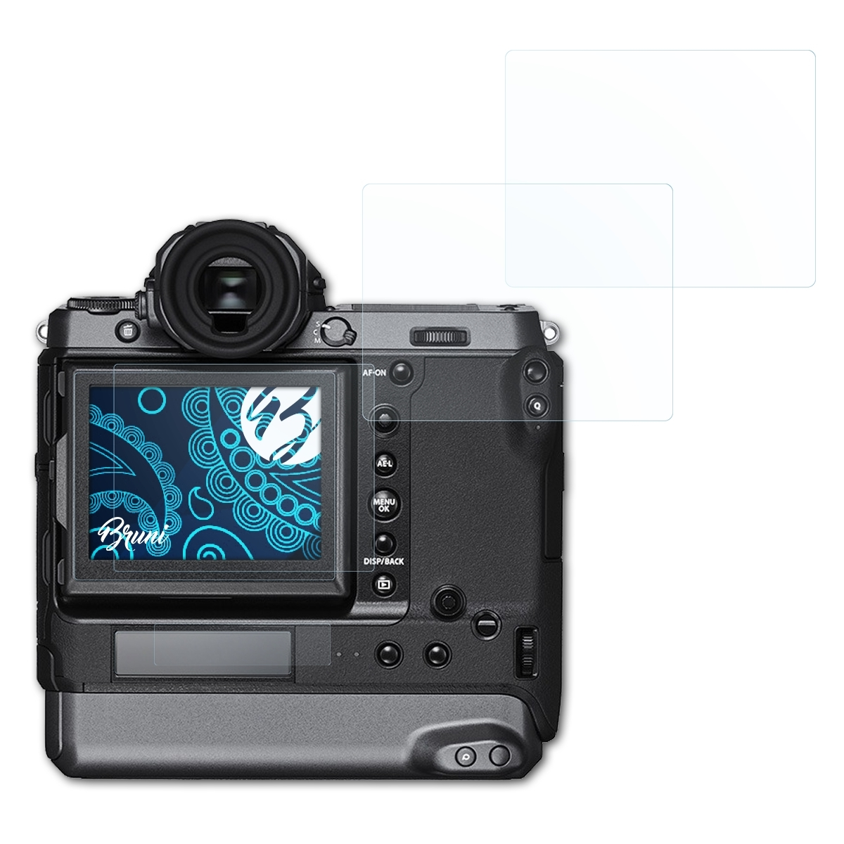 2x GFX BRUNI Basics-Clear Fujifilm Schutzfolie(für 100)