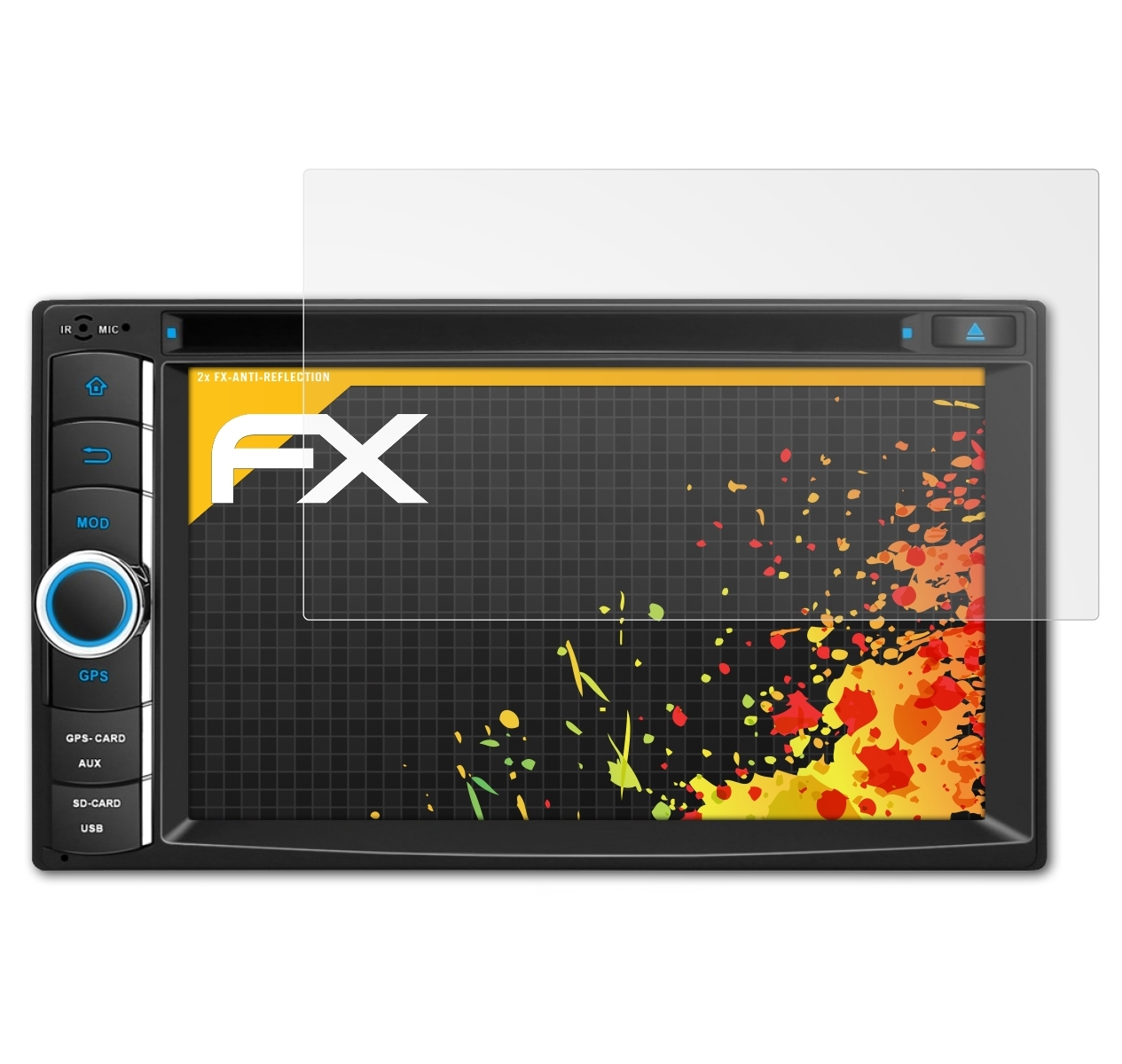 (Universal)) FX-Antireflex ND0279B 2x ATFOLIX 6.2 Displayschutz(für Inch Pumpkin