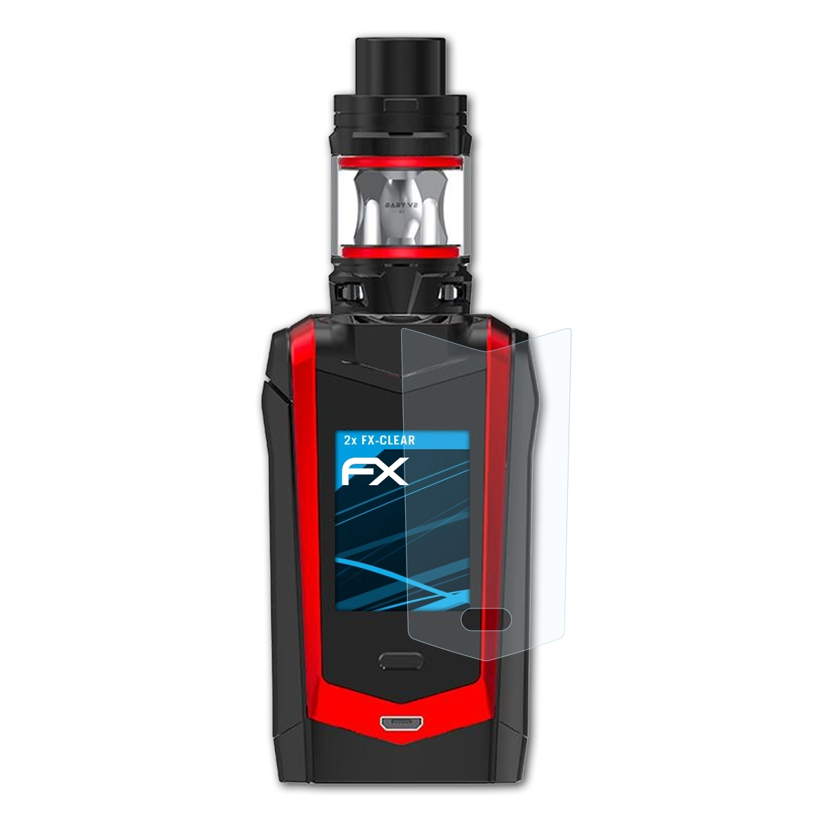 ATFOLIX 2x FX-Clear Displayschutz(für Creature Smok V2)