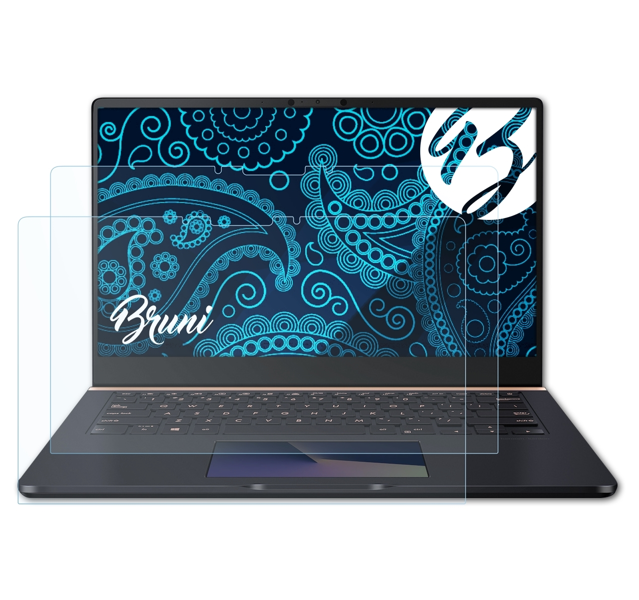 BRUNI 2x Schutzfolie(für ZenBook 14 Basics-Clear (UX480FD)) Asus Pro