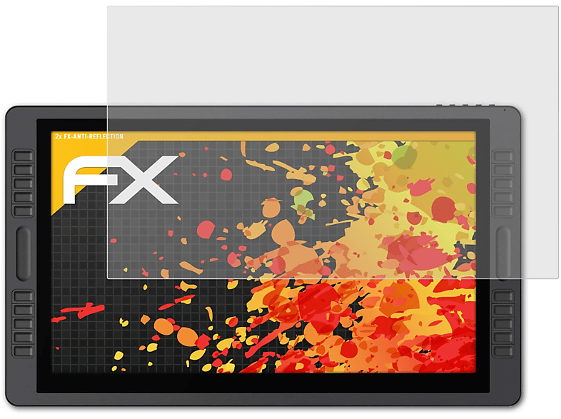ATFOLIX 2x FX-Antireflex Displayschutz(für Huion Kamvas Pro 22)