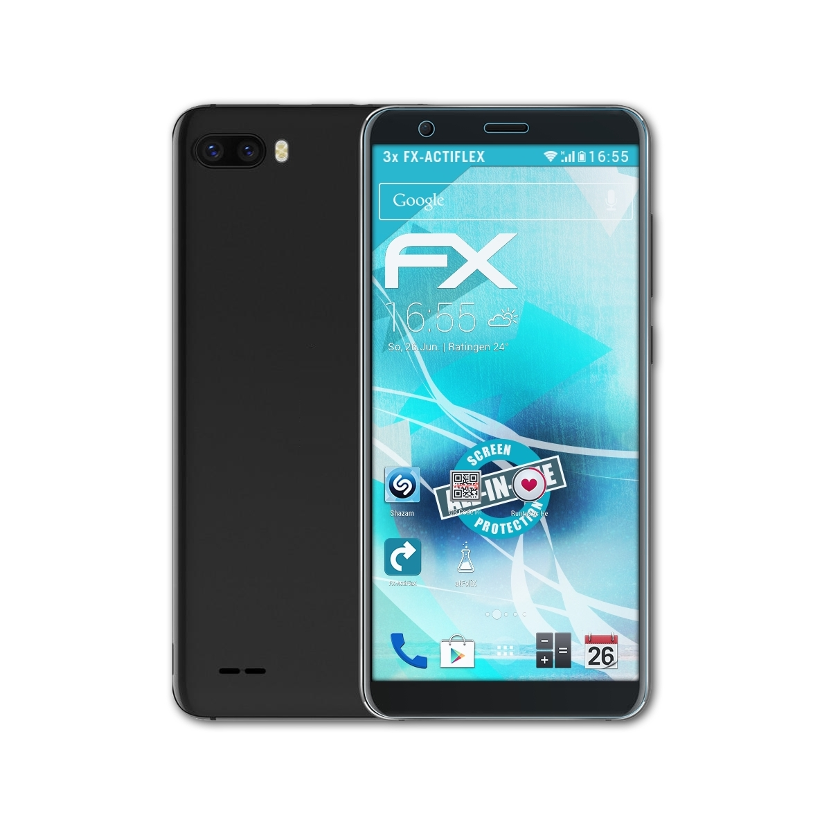 ATFOLIX 3x FX-ActiFleX Displayschutz(für S1 Ulefone Pro)