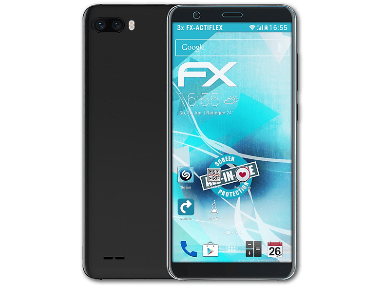ATFOLIX 3x FX-ActiFleX Displayschutz(für Ulefone S1 Pro)