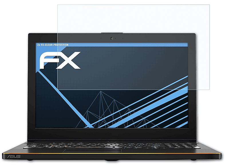 Displayschutz(für FX-Clear ROG Asus Zephyrus ATFOLIX (GM501)) M 2x