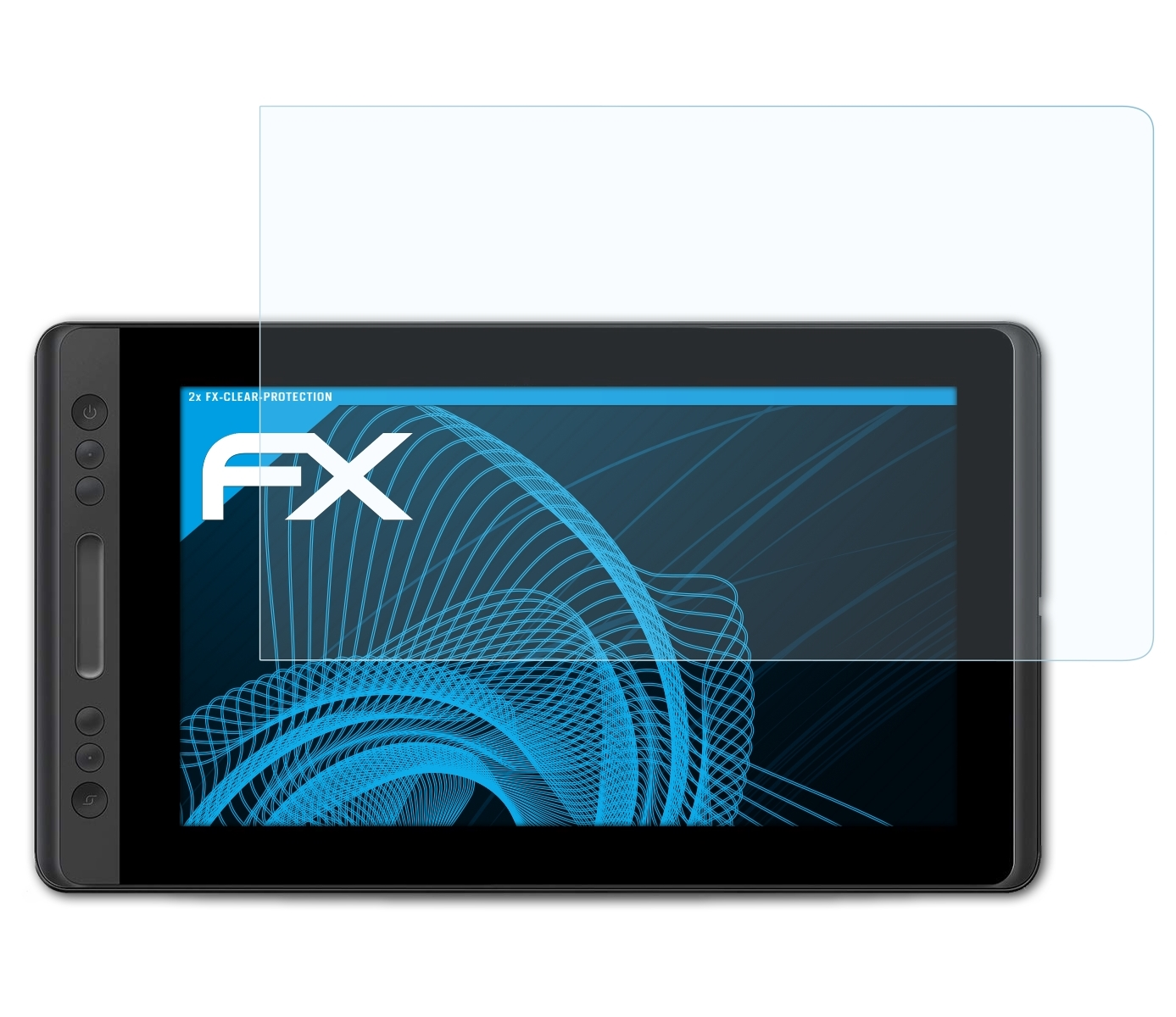 ATFOLIX 2x Pro (GT133)) Huion 13 Displayschutz(für Kamvas FX-Clear