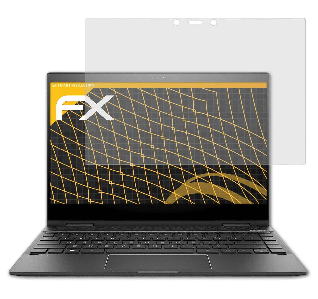 ATFOLIX 2x FX-Antireflex Displayschutz(für Envy HP x360 13-ag0001ng)