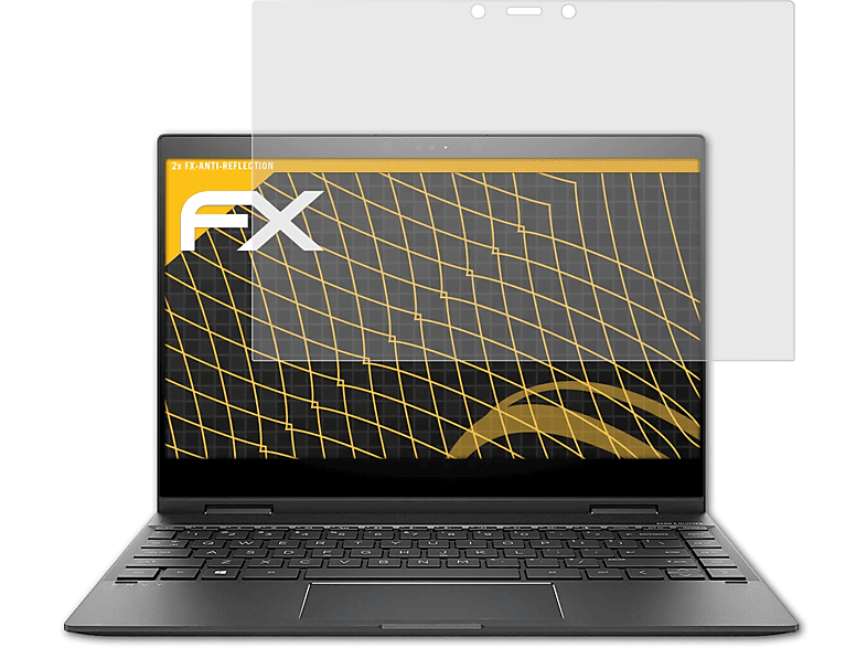 ATFOLIX 2x FX-Antireflex Displayschutz(für HP Envy x360 13-ag0001ng)