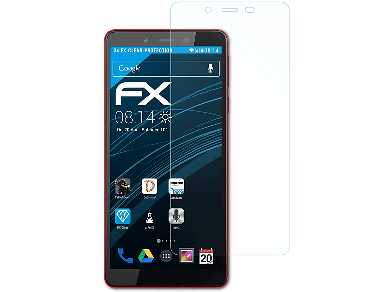 ATFOLIX 3x FX-Clear Displayschutz(für Nokia 1 Plus) | Displayschutzfolien & Gläser