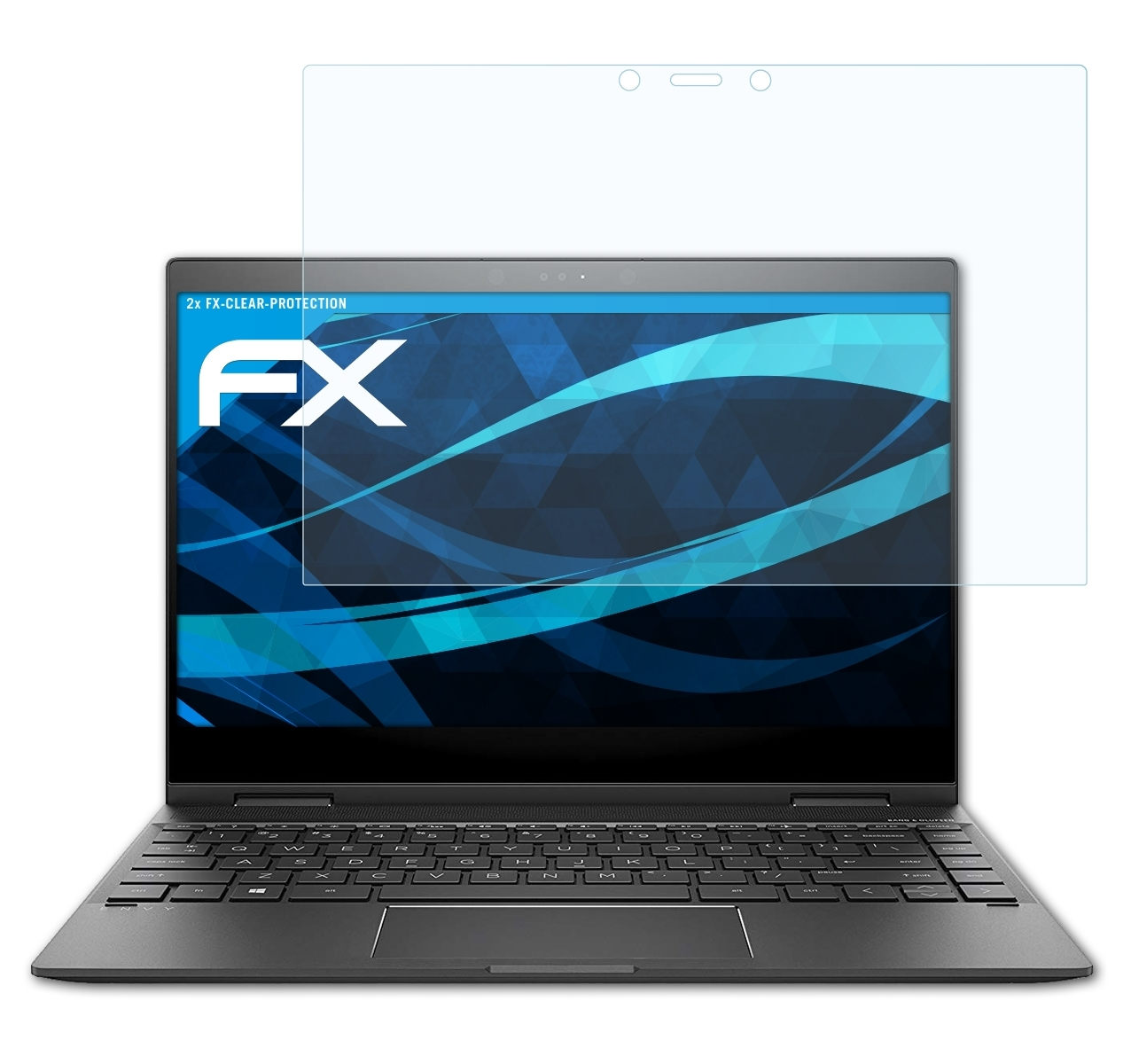 ATFOLIX Displayschutz(für Envy HP 13-ag0001ng) FX-Clear x360 2x