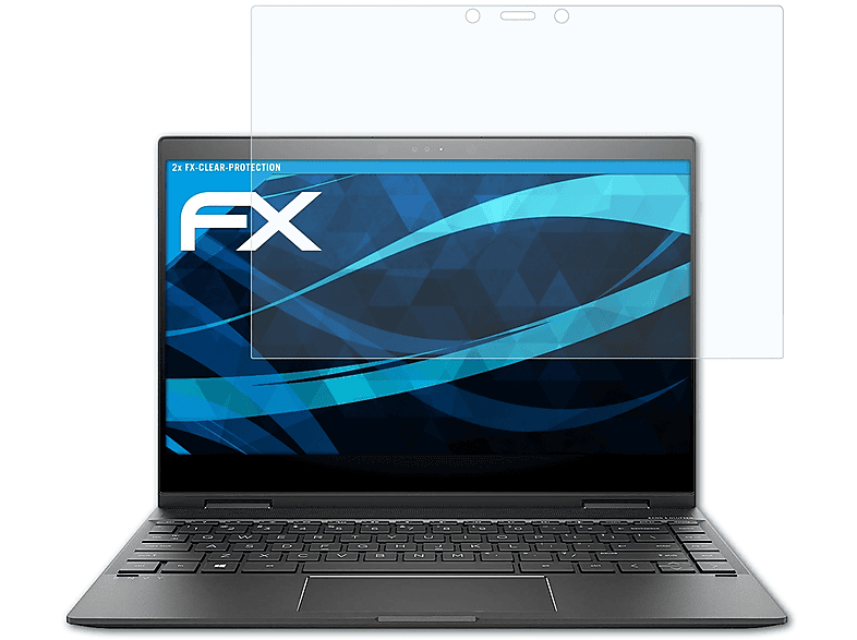 ATFOLIX 2x x360 HP Envy Displayschutz(für FX-Clear 13-ag0001ng)