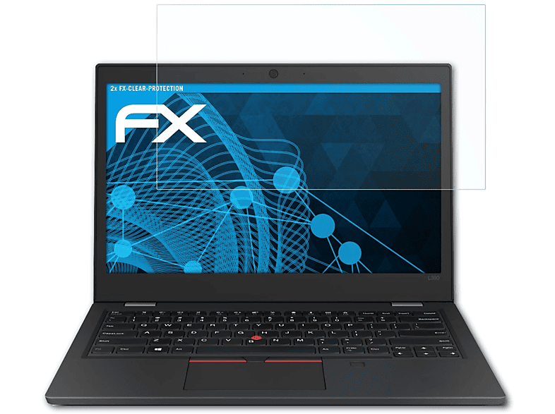 FX-Clear Lenovo ThinkPad L390) ATFOLIX 2x Displayschutz(für
