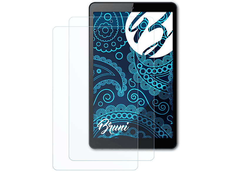 BRUNI 2x Basics-Clear Schutzfolie(für Honor Huawei Tab 5)