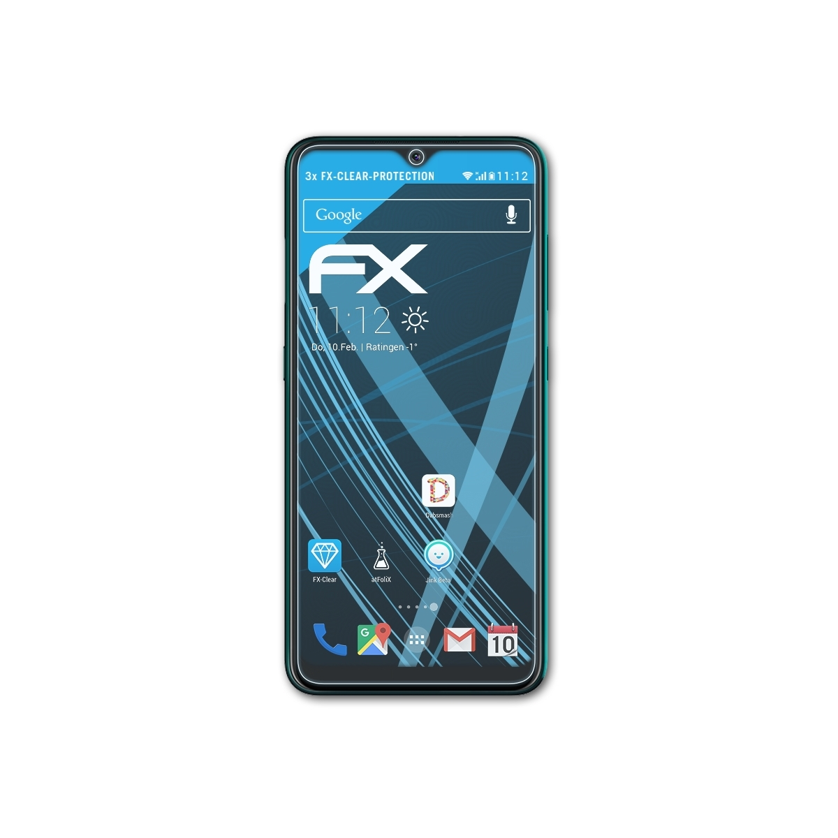 7.2) 3x Nokia FX-Clear Displayschutz(für ATFOLIX
