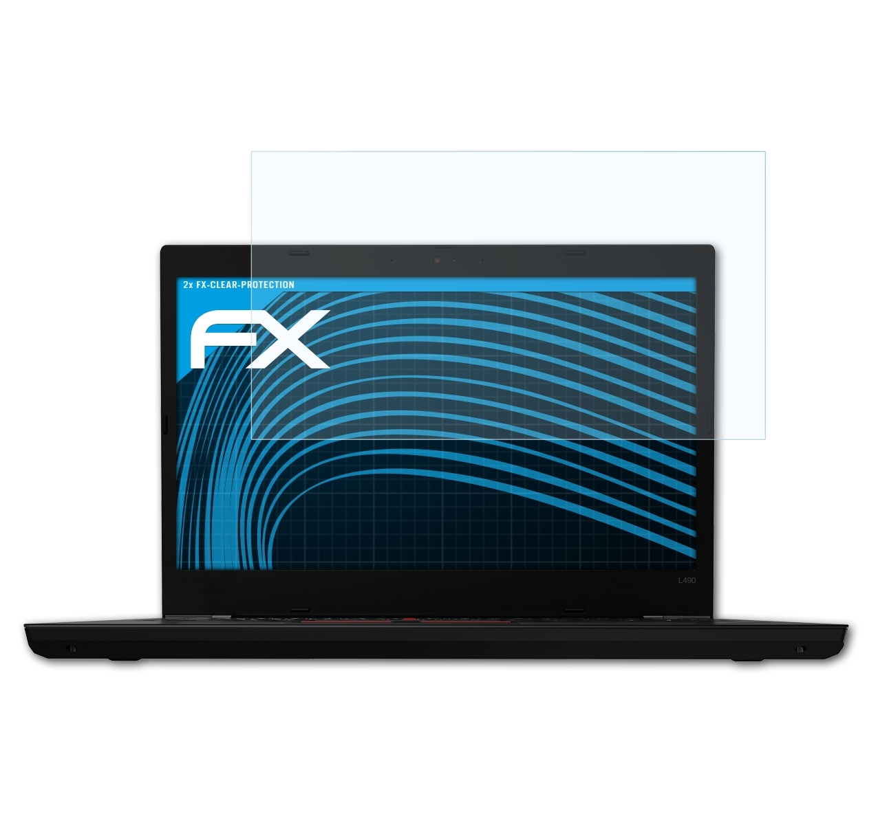ATFOLIX 2x Displayschutz(für ThinkPad L490) FX-Clear Lenovo