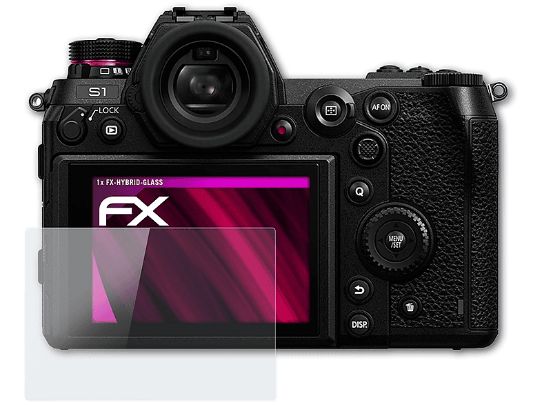 ATFOLIX FX-Hybrid-Glass Schutzglas(für Panasonic Lumix DC-S1H)