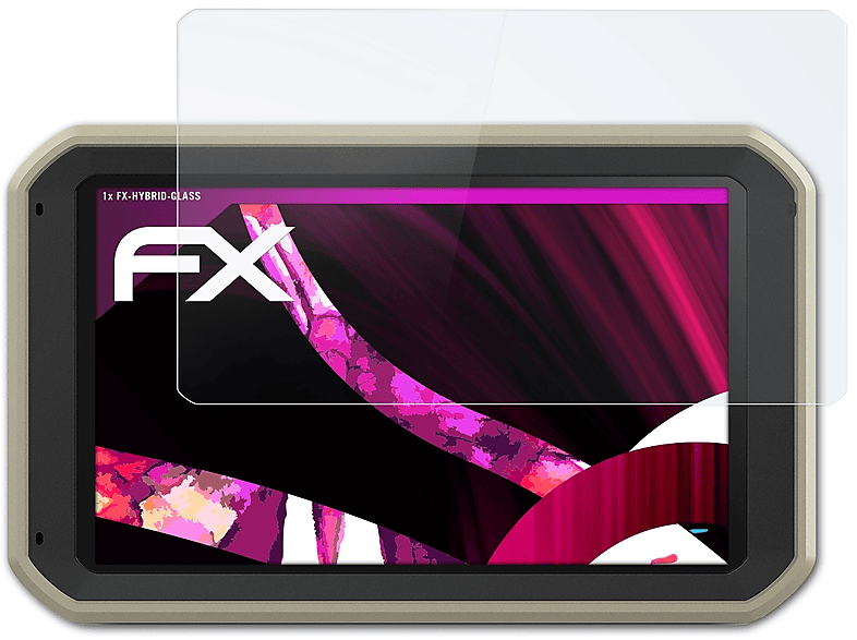 ATFOLIX FX-Hybrid-Glass Schutzglas(für Garmin Overlander)