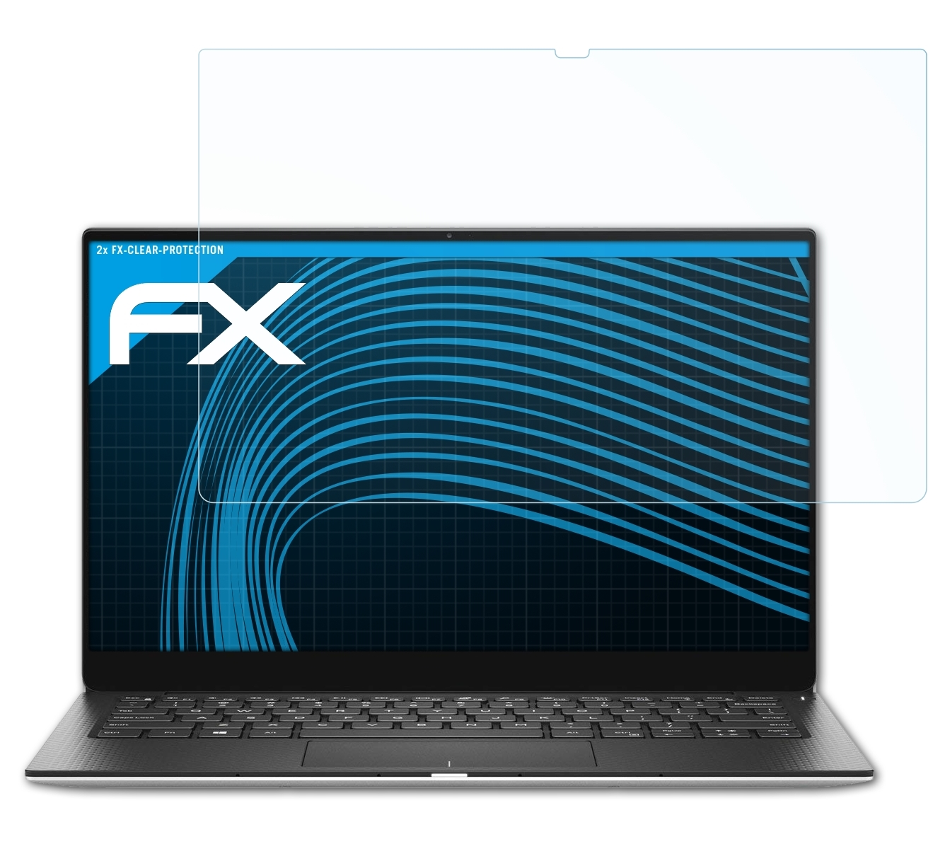 ATFOLIX 2x Dell XPS Displayschutz(für 13 FX-Clear (9380))