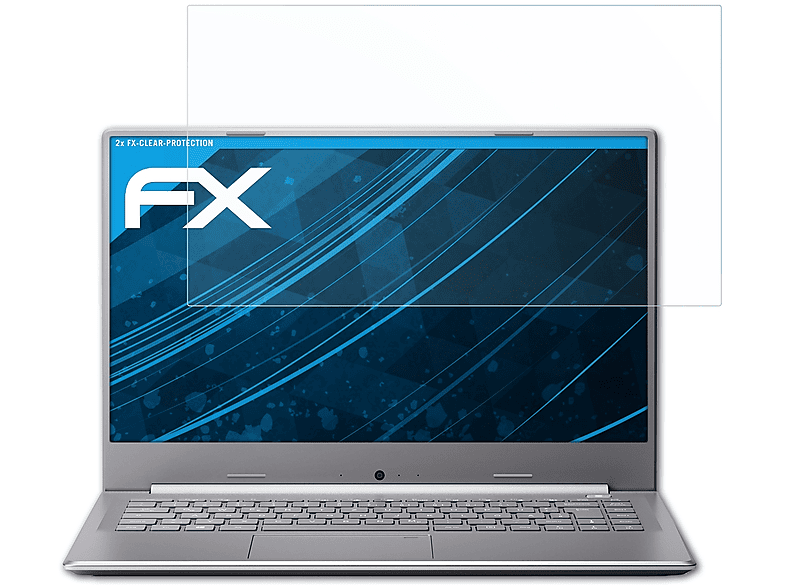 ATFOLIX 2x FX-Clear Displayschutz(für Medion AKOYA P6645 (MD63260))