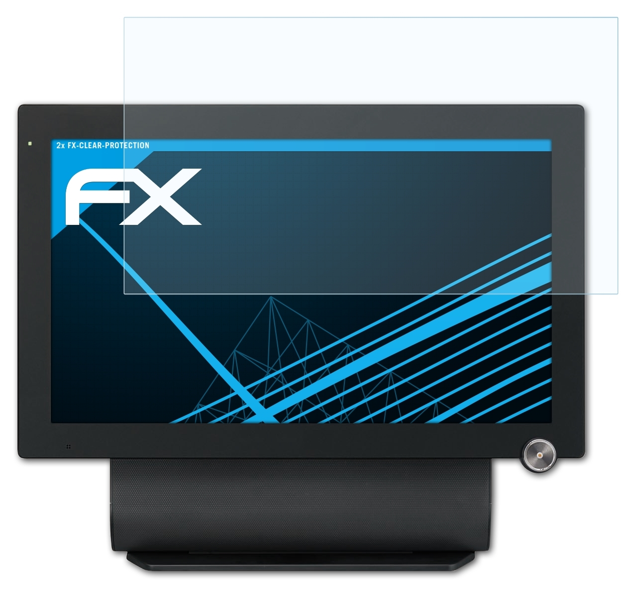 ATFOLIX 2x Displayschutz(für V-R7100 / V-R7000 Casio KC) KC FX-Clear