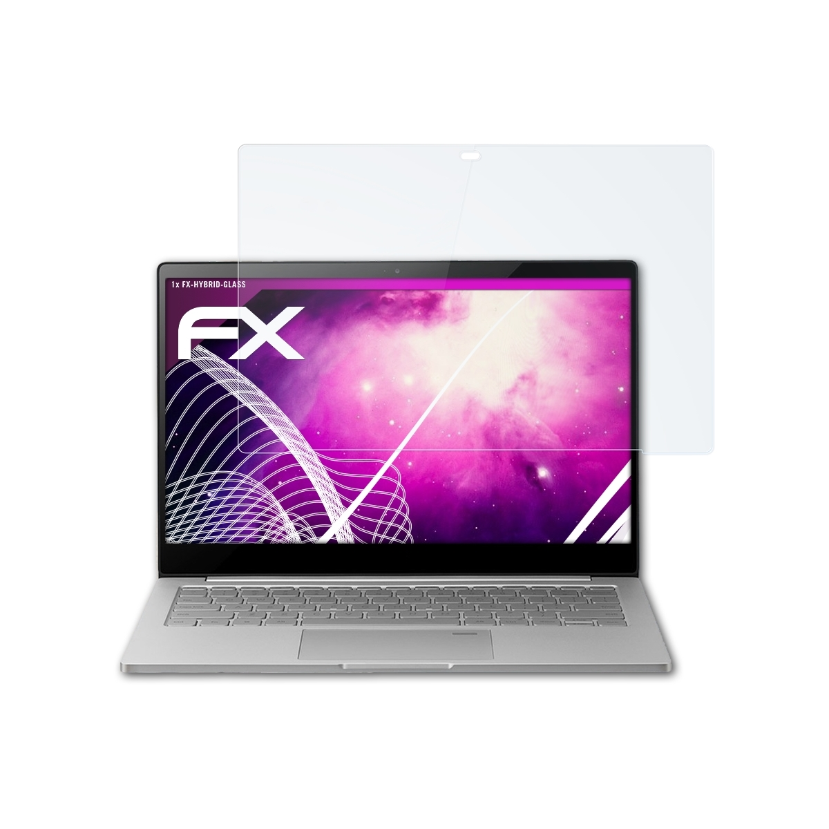 ATFOLIX FX-Hybrid-Glass Schutzglas(für Mi Notebook (2019)) 13.3 Air Xiaomi