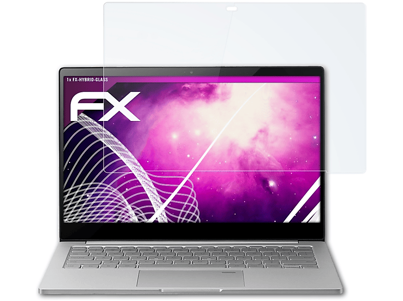 ATFOLIX FX-Hybrid-Glass Schutzglas(für Xiaomi Mi Notebook Air 13.3 (2019))