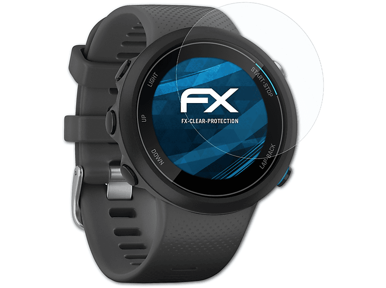 ATFOLIX 3x FX-Clear Displayschutz(für Garmin Swim 2)