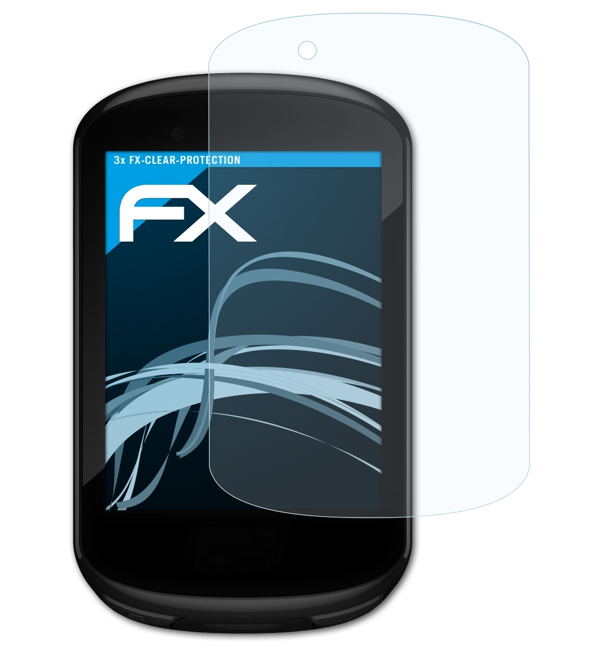 3x Displayschutz(für FX-Clear Garmin 830) ATFOLIX Edge