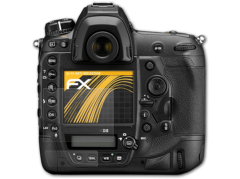 ATFOLIX 3x FX-Antireflex Displayschutz(für Nikon D6)