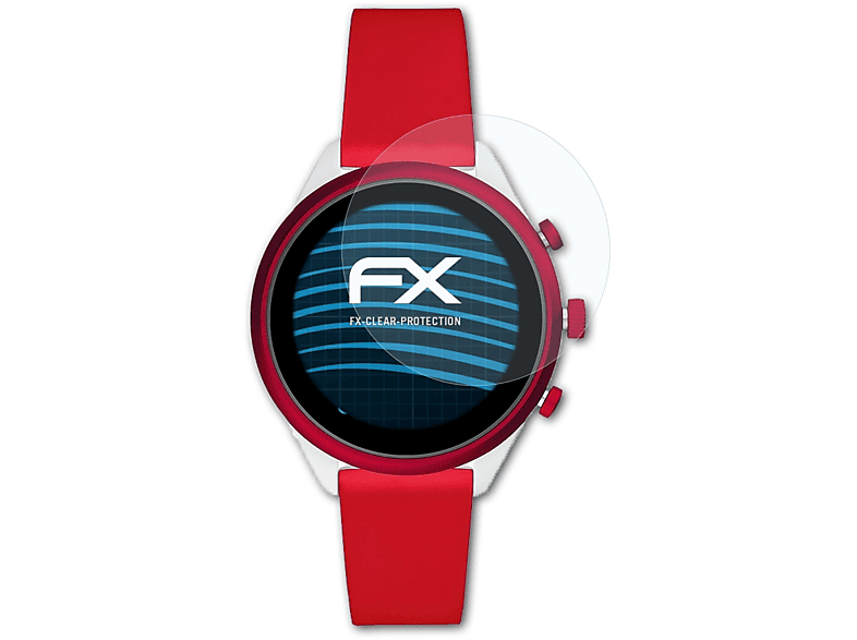 ATFOLIX 3x FX-Clear Displayschutz(für Fossil Sport (41 mm))