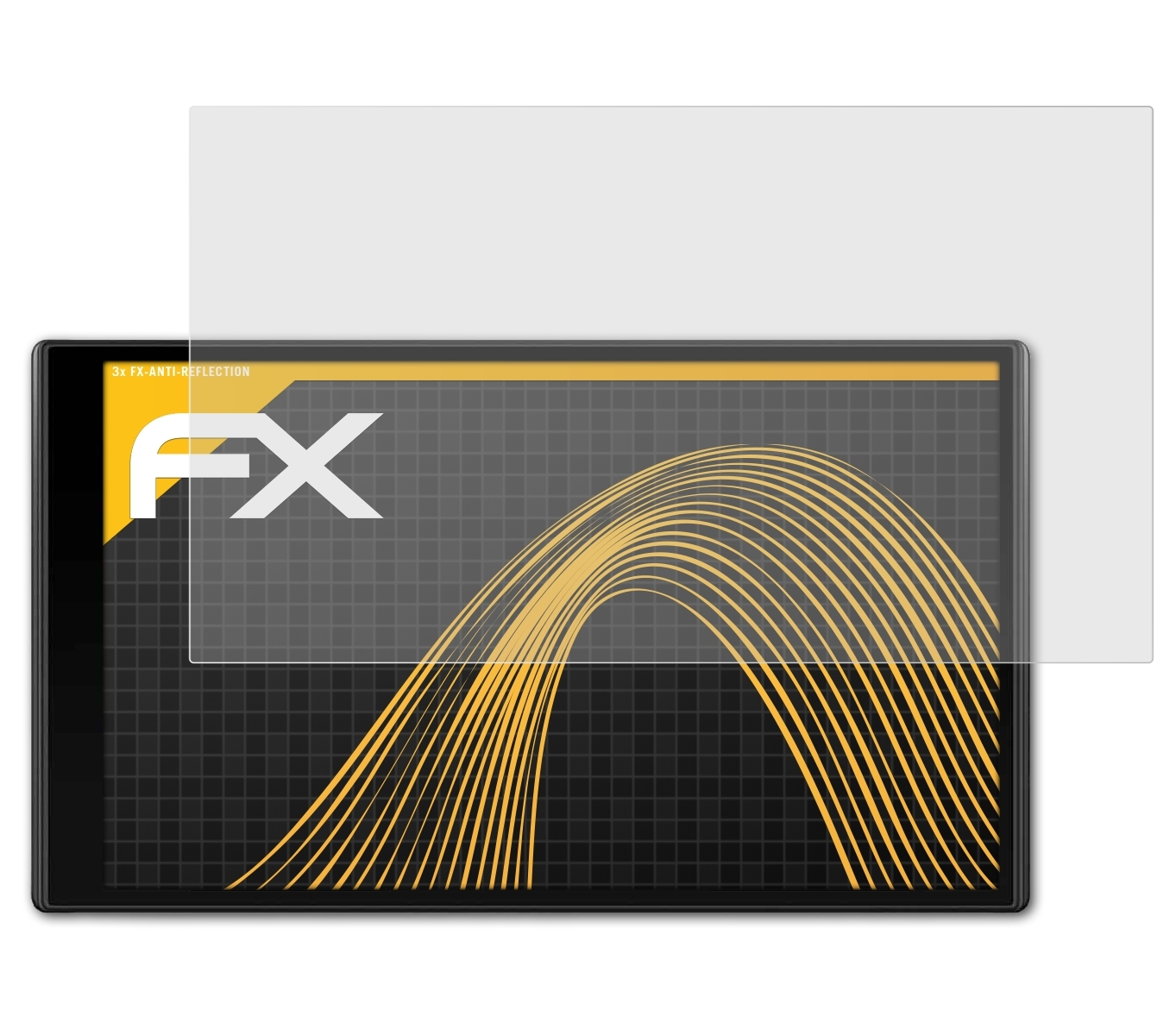 ATFOLIX 3x FX-Antireflex Displayschutz(für Camper 780) Garmin